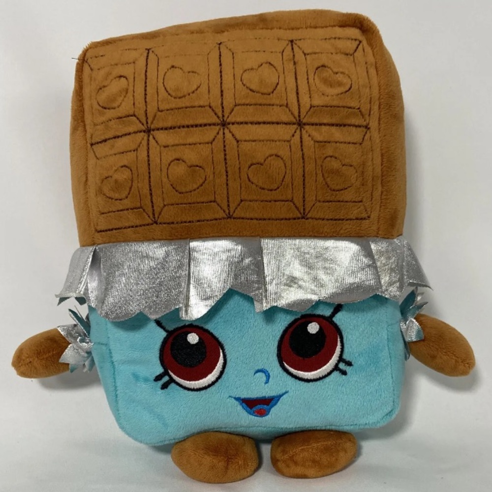 Shopkins Cheeky Chocolate in Blue Wrapper Plush Stuffed Animal Toy